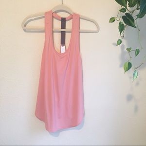 Fabletics Cashel Pink Racerback Tank Top